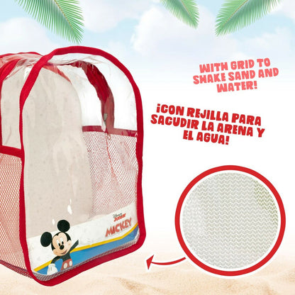 Set de jucării de plajă Mickey Mouse Ø 18 cm polipropilenă (12 Unități) - Jucarii si jocuri, În aer liber și sport