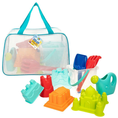 Set de jucării de plajă Colorbaby polipropilenă (12 Unități) - Jucarii si jocuri, În aer liber și sport