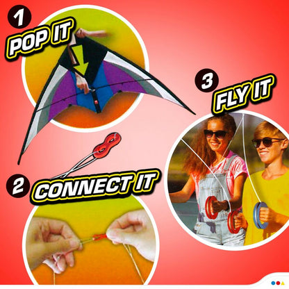Zmeu Eolo Pop-Up Magic 125 x 72 cm Curcubeu 12 Unități - Sport și în aer liber, Sporturi recreative