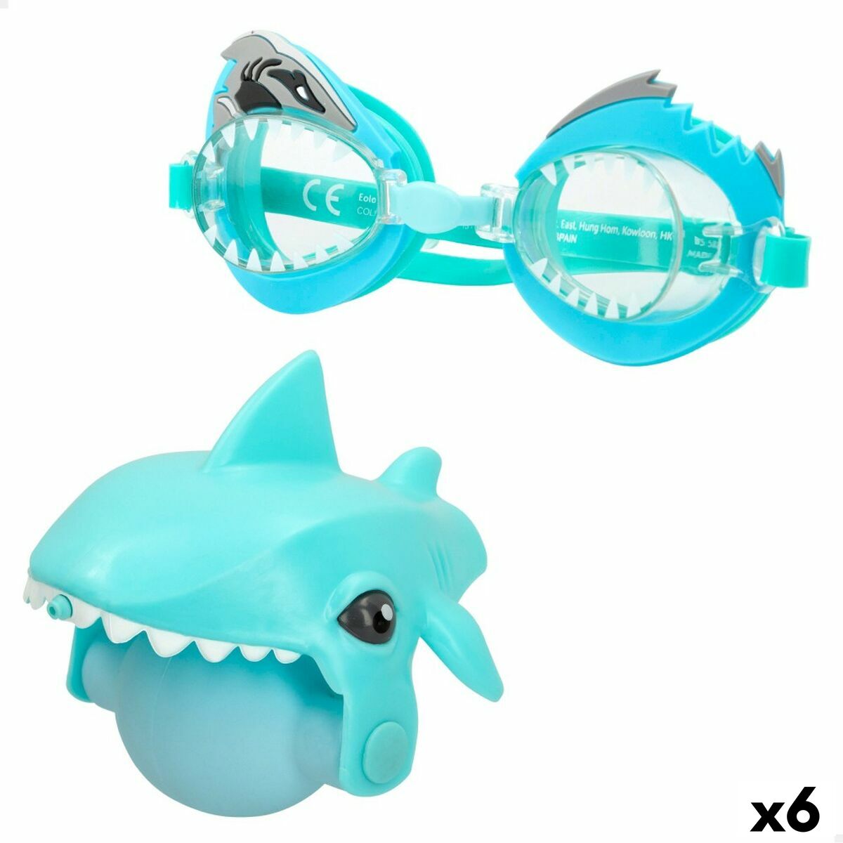 Pistol cu Apă Eolo Shark 13,5 x 5,5 x 3 cm (6 Unități) - Jucarii si jocuri, În aer liber și sport