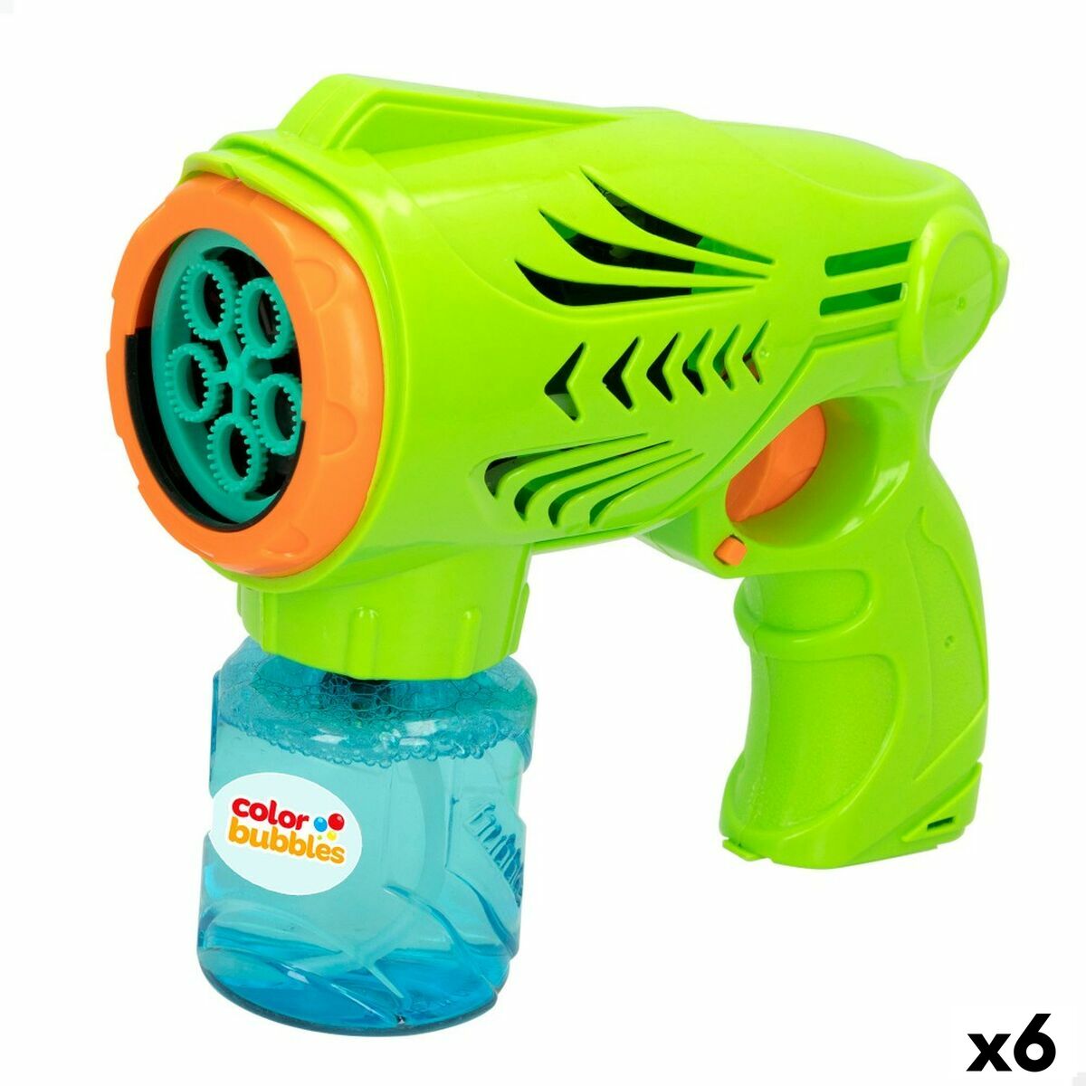 Joc cu Baloane de Săpun Colorbaby Color Bubbles 150 ml Verde 20 x 16,5 x 8 cm (6 Unități) - Jucarii si jocuri, În aer liber și sport