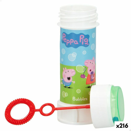 Aparat baloane săpun Peppa Pig 60 ml 3,7 x 11,5 x 3,7 cm (216 Unități) - Jucarii si jocuri, În aer liber și sport