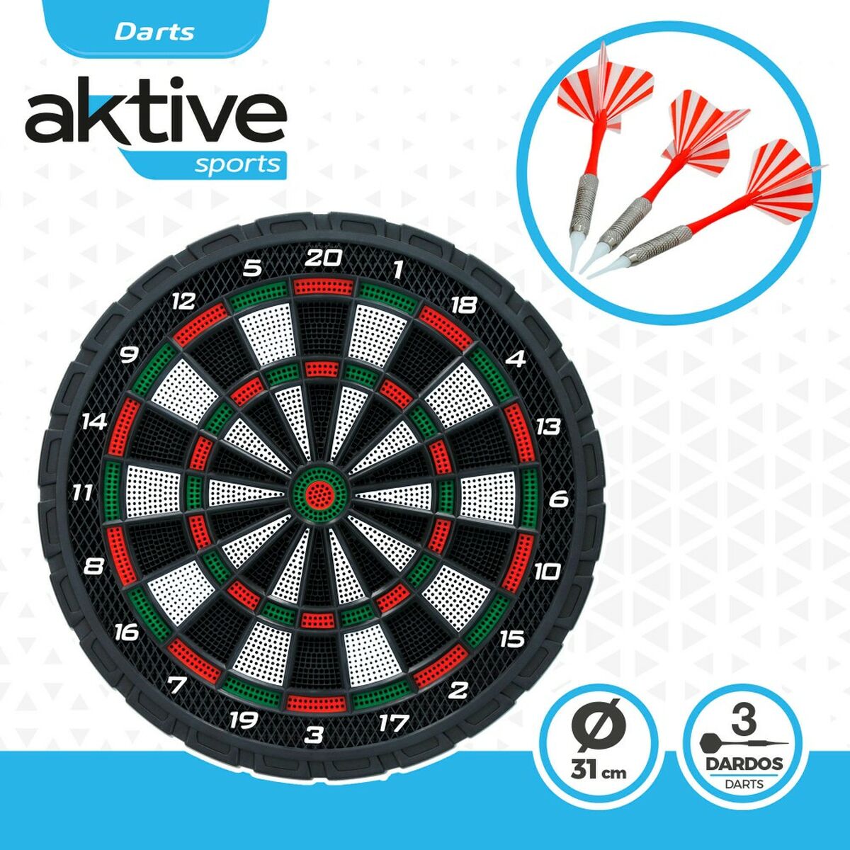 darts Colorbaby Ø 31 cm (6 Unități) - Sport și în aer liber, Darts și ținte