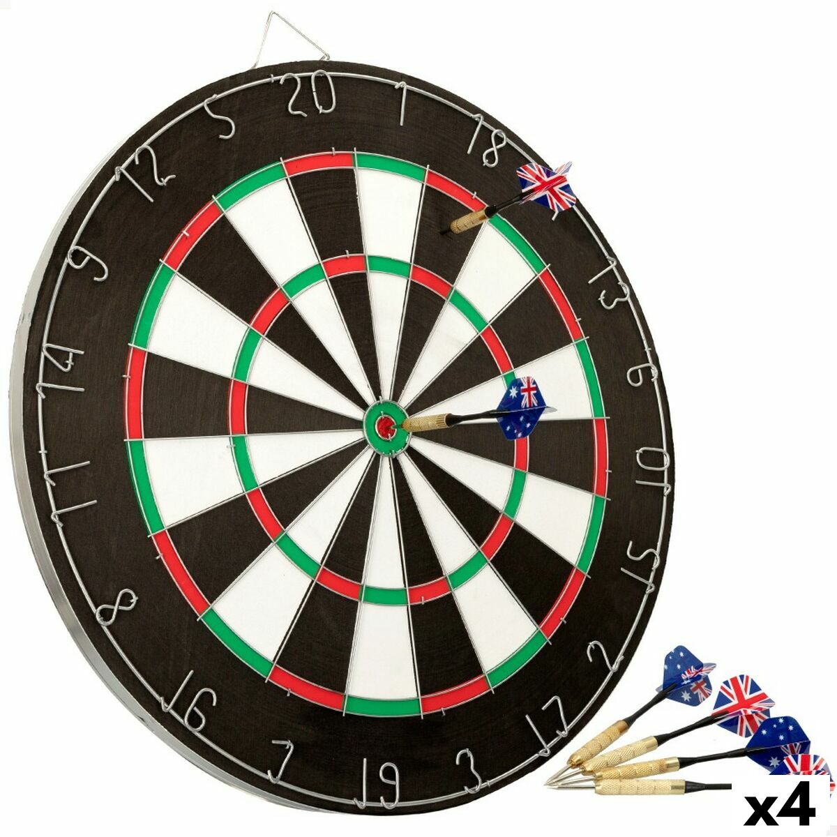 darts Aktive 45 x 45 x 3 cm (4 Unități) - Sport și în aer liber, Darts și ținte