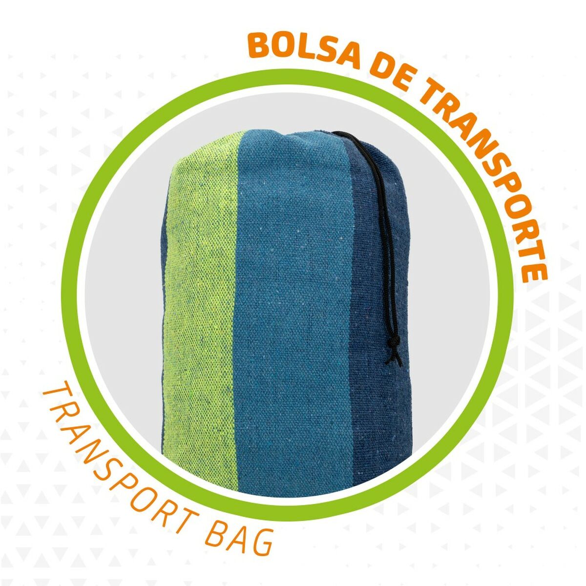 Hamac Aktive Albastru 200 x 0,4 x 100 cm (6 Unități) - Curte, Mobilier de grădină și accesorii