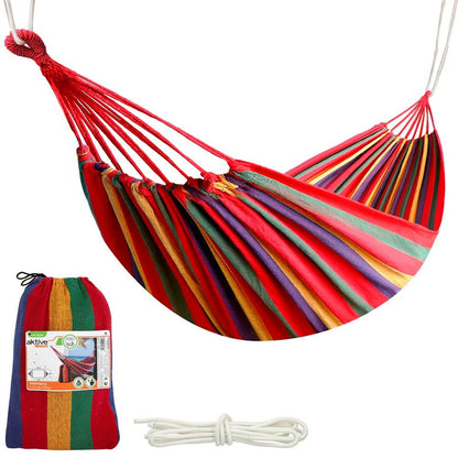 Hamac Aktive Portocaliu 200 x 0,4 x 100 cm (6 Unități) - Curte, Mobilier de grădină și accesorii