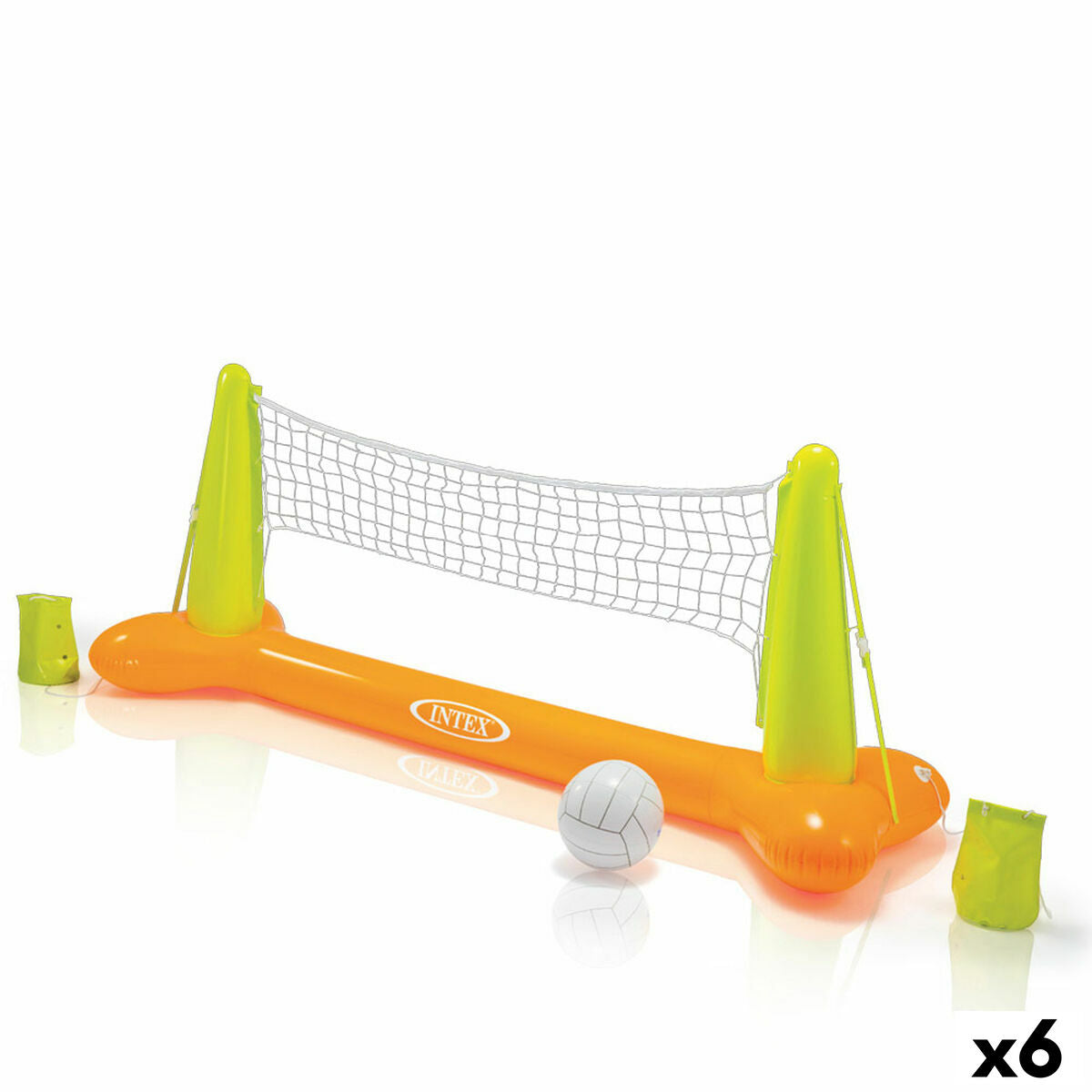 Set de volei pentru piscină Intex 239 x 91 x 64 cm (6 Unități) - Jucarii si jocuri, În aer liber și sport