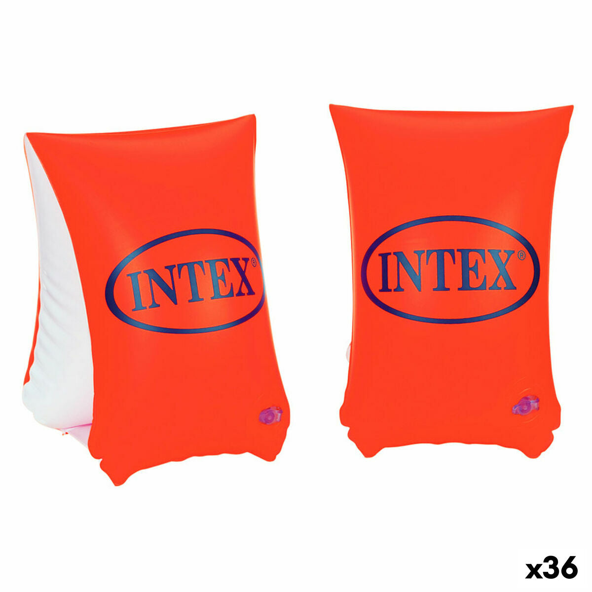 Manșoane Intex Neon Roșu 30 x 15 cm (36 Unități) - Jucarii si jocuri, În aer liber și sport