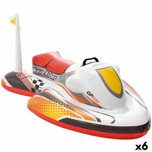 Figurină Gonflabilă pentru Piscină Intex Wave RIder Motocicletă 117 x 58 x 77 cm (6 Unități) - Jucarii si jocuri, În aer liber și sport