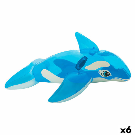 Figurină Gonflabilă pentru Piscină Intex Balenă 152 x 114 cm (6 Unități) - Jucarii si jocuri, În aer liber și sport