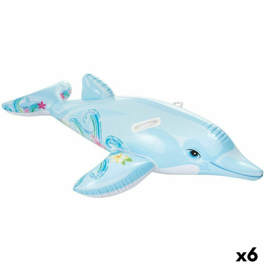 Figurină Gonflabilă pentru Piscină Intex Delfin 175 x 38 x 66 cm (6 Unități) - Jucarii si jocuri, În aer liber și sport