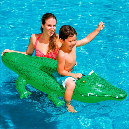Figurină Gonflabilă pentru Piscină Intex Crocodil 168 x 86 cm (12 Unități) - Jucarii si jocuri, În aer liber și sport