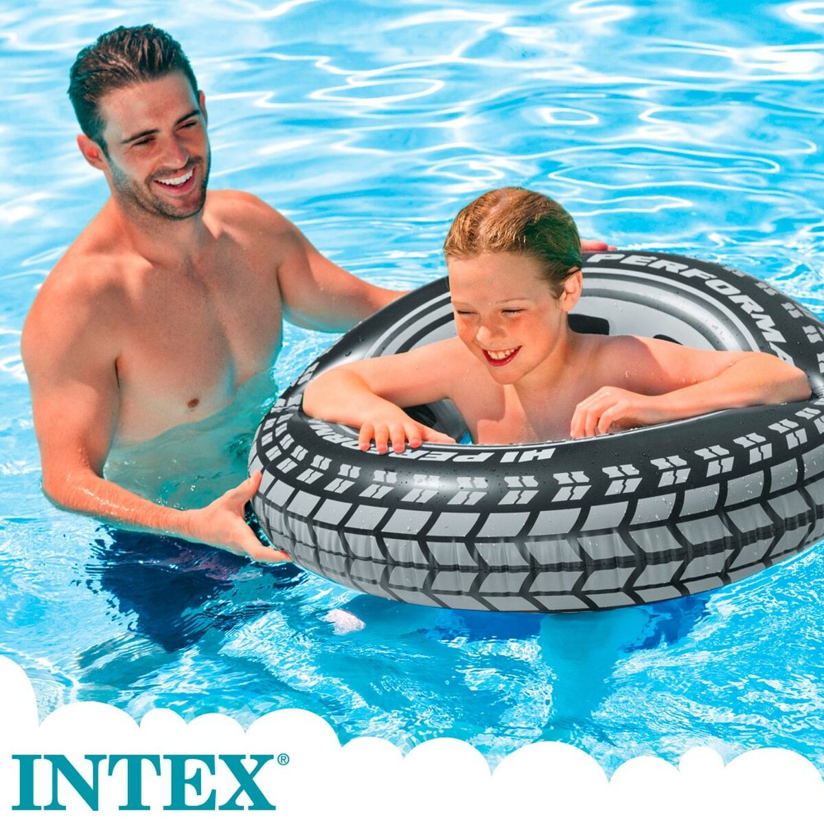 Roată gonflabilă Intex 91 x 23 x 91 cm (24 Unități) - Jucarii si jocuri, În aer liber și sport