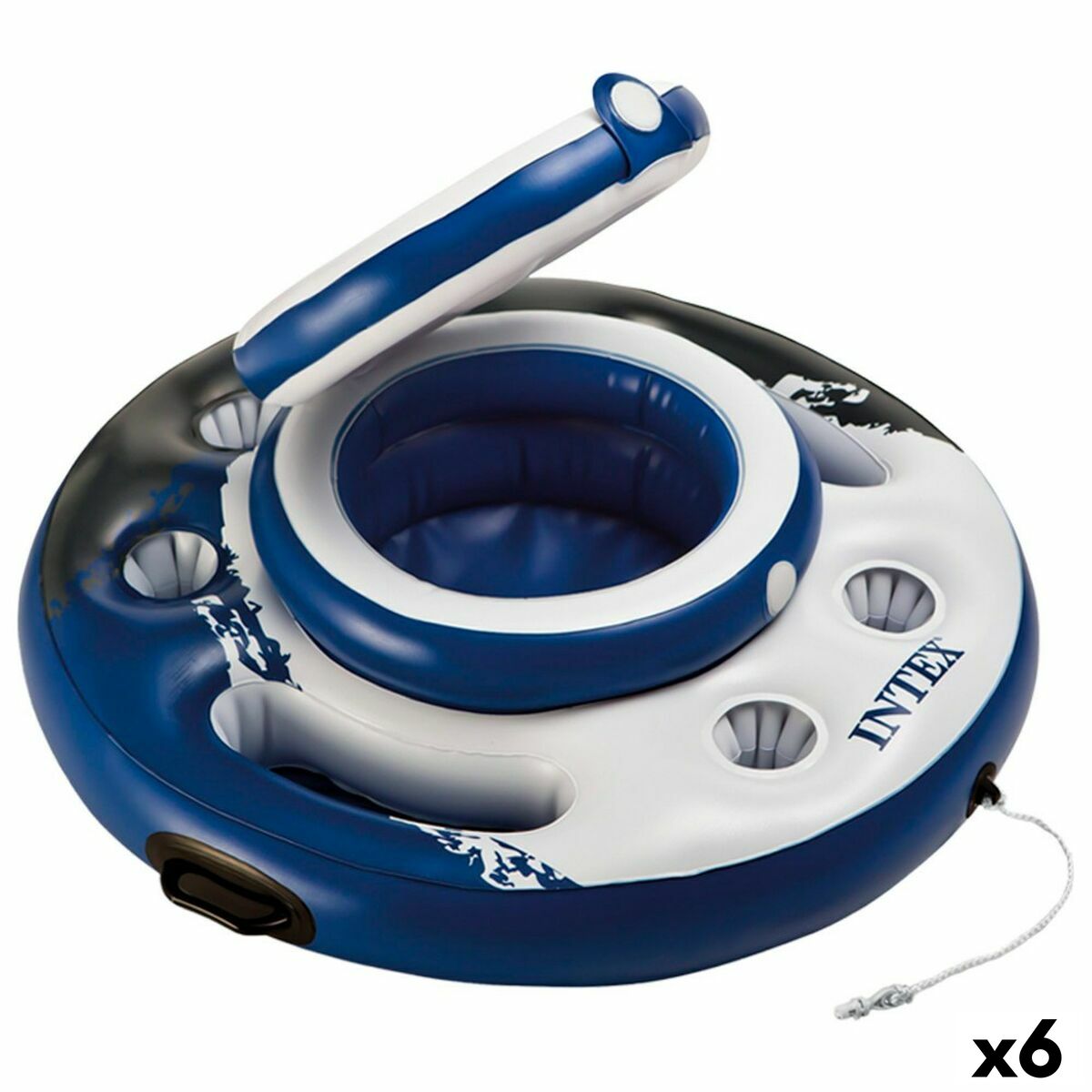 Frigider Gonflabil Plutitor Intex Mega Chill 89 x 35 x 89 cm (6 Unități) - Jucarii si jocuri, În aer liber și sport