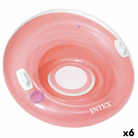 Scaun gonflabil pentru piscină Intex Rotund Ø 119 cm 119 x 119 cm (6 Unități) - Jucarii si jocuri, În aer liber și sport