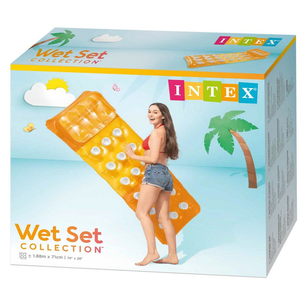 Saltea gonflabilă Intex 18 Ochelari 188 x 30 x 71 cm - Jucarii si jocuri, În aer liber și sport
