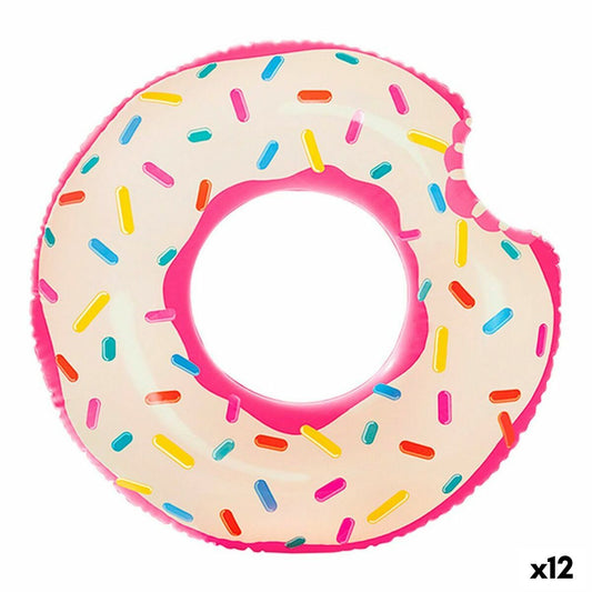 Roată gonflabilă Intex Donut Roz 107 x 99 x 23 cm (12 Unități) - Jucarii si jocuri, În aer liber și sport