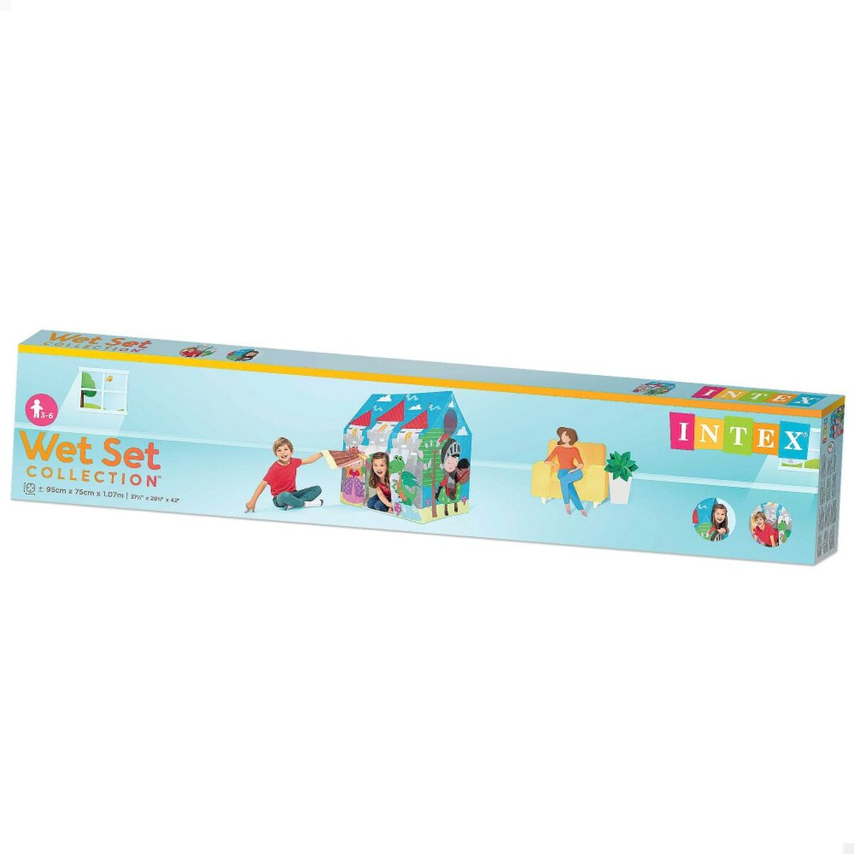 Casă pentru Copii de Joacă Intex Castel 95 x 107 x 75 cm (6 Unități) - Jucarii si jocuri, În aer liber și sport
