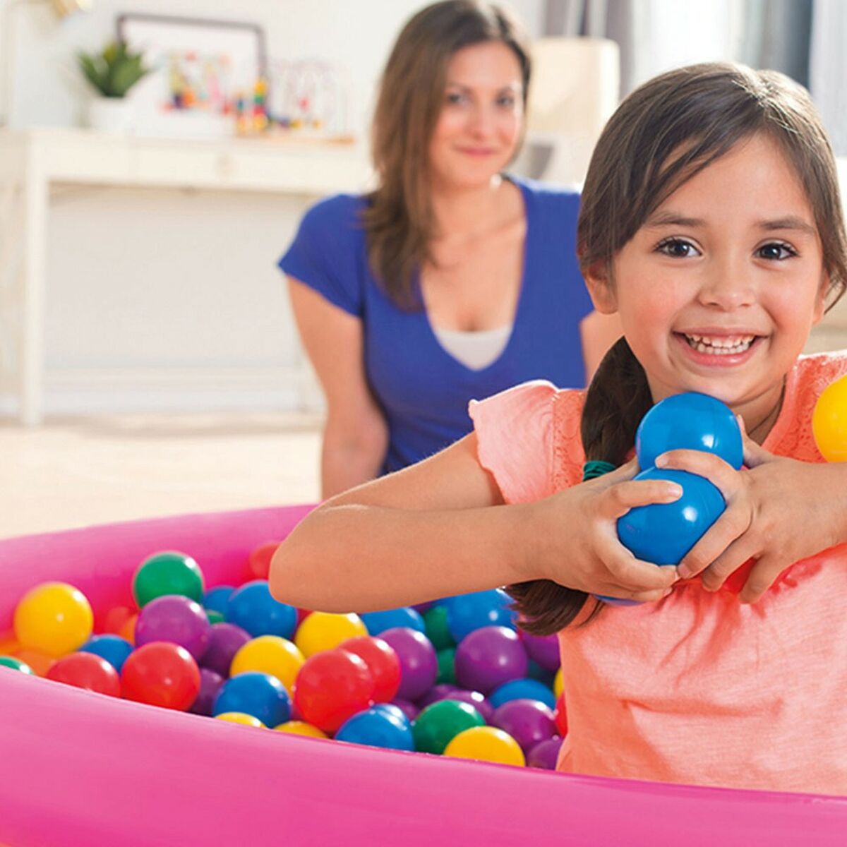 Mingi Intex FUN BALLZ 8 x 8 x 8 cm (6 Unități) - Jucarii si jocuri, În aer liber și sport