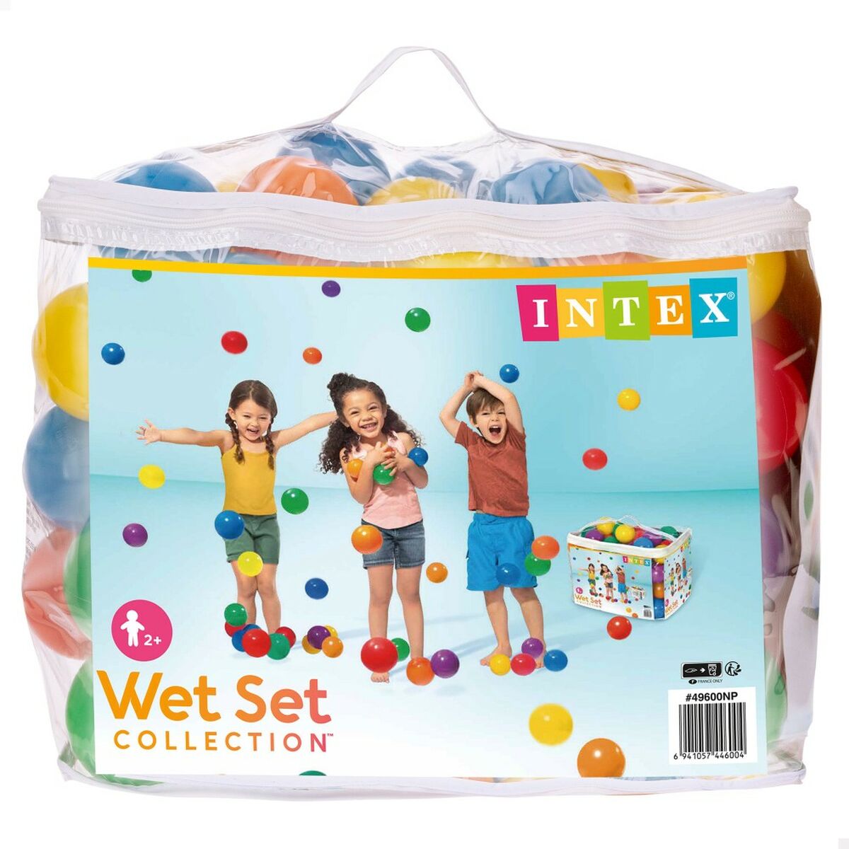 Mingi Intex FUN BALLZ 8 x 8 x 8 cm (6 Unități) - Jucarii si jocuri, În aer liber și sport