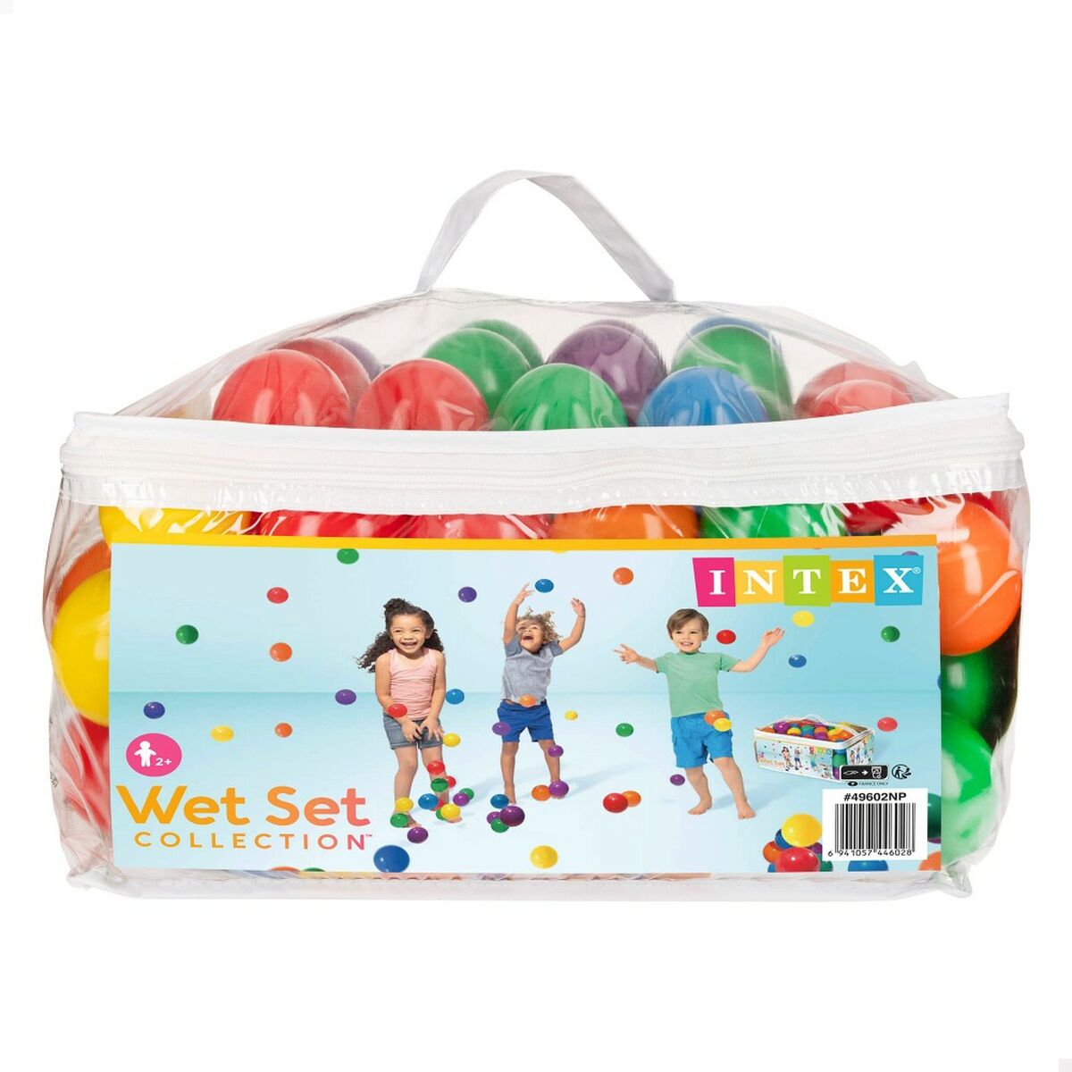 Mingi Intex FUN BALLZ 100 Piese 6,5 x 6,5 x 6,5 cm (6 Unități) - Jucarii si jocuri, În aer liber și sport