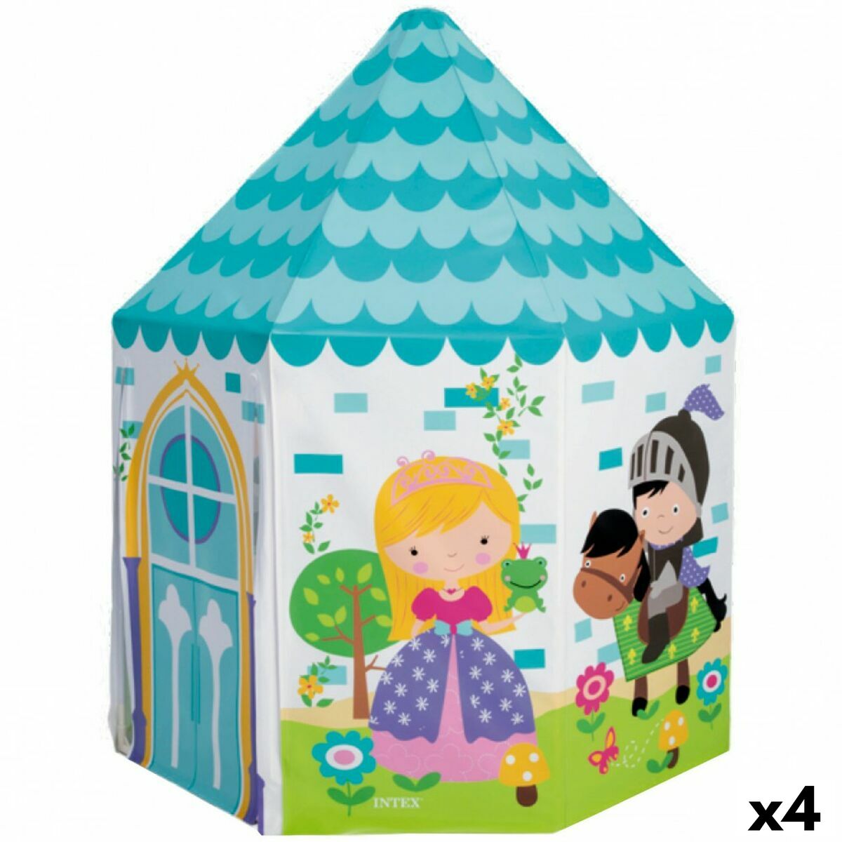 Casă pentru Copii de Joacă Intex Prințesă 104 x 104 x 130 cm (4 Unități) - Jucarii si jocuri, În aer liber și sport