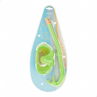 Ochelari de Scufundare cu Tub Intex Adventurer Verde - Sport și în aer liber, Sporturi acvatice