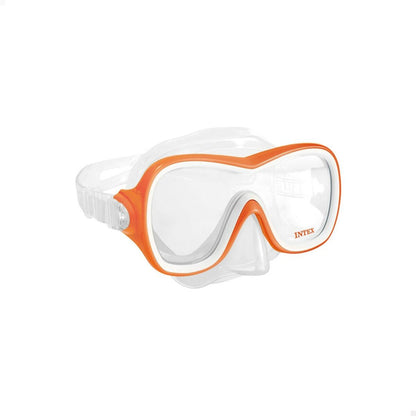 Ochelari de Scufundare cu Tub Intex Wave Rider Portocaliu - Sport și în aer liber, Sporturi acvatice