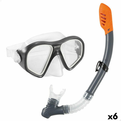 Ochelari de Scufundare cu Tub Intex Reef Rider Albastru - Sport și în aer liber, Sporturi acvatice