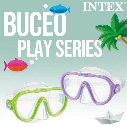 Ochelari de Snorkel Intex Sea Scan Mov - Sport și în aer liber, Sporturi acvatice