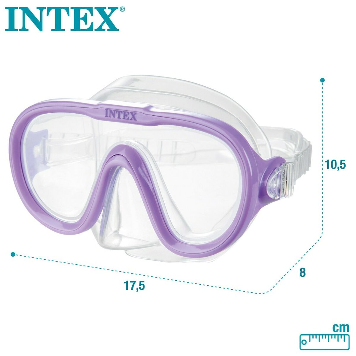 Ochelari de Snorkel Intex Sea Scan Mov - Sport și în aer liber, Sporturi acvatice