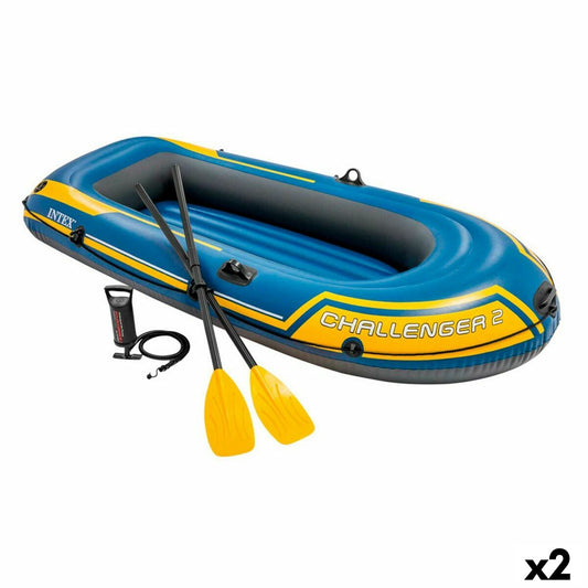 Barcă Gonflabilă Intex Challenger 2 2 Unități 236 x 41 x 114 cm - Sport și în aer liber, Sporturi acvatice