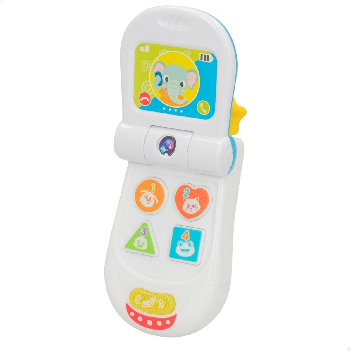 Telefon jucărie Winfun 7 x 13,5 x 4,1 cm (6 Unități) - Bebelus, Jucăriile copilăriei timpurii