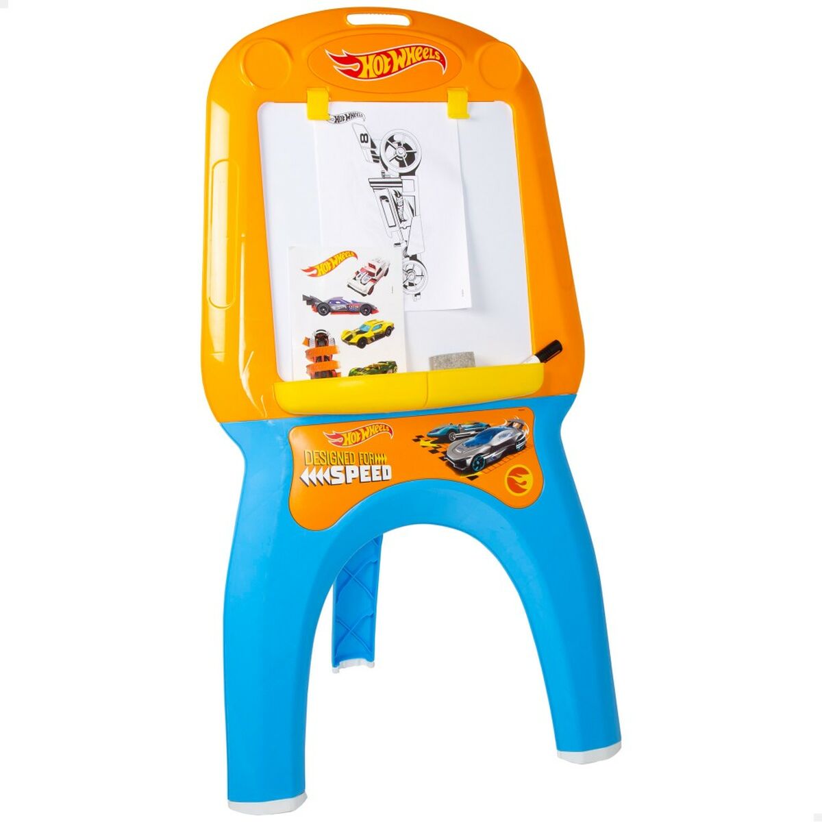 Tablă albă Hot Wheels 3 Unități 57,5 x 105 x 43 cm - Jucarii si jocuri, Activități creative