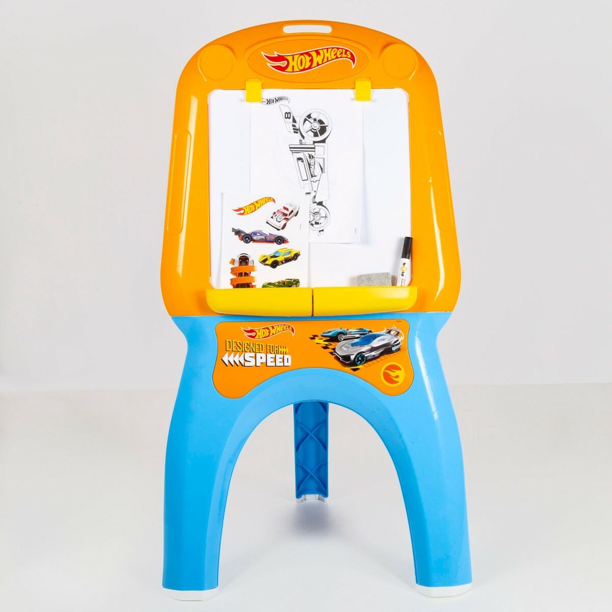 Tablă albă Hot Wheels 3 Unități 57,5 x 105 x 43 cm - Jucarii si jocuri, Activități creative