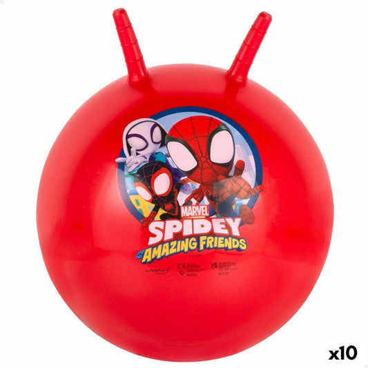 Mingea de sărituri Spidey Ø 45 cm Roșu (10 Unități) - Sport și în aer liber, Sporturi recreative