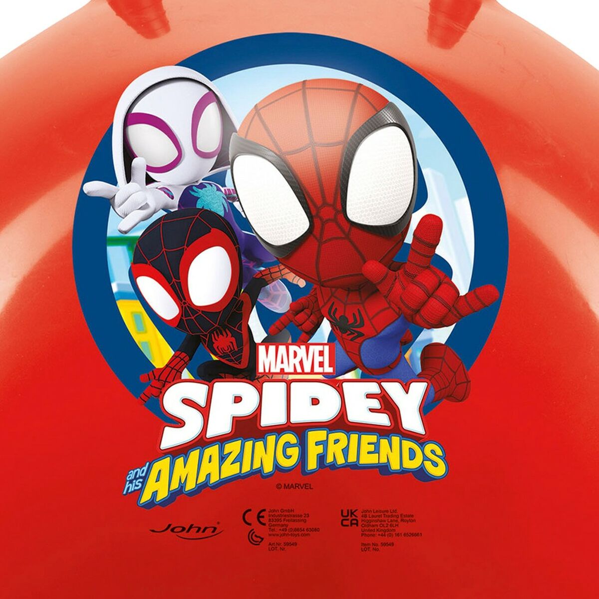 Mingea de sărituri Spidey Ø 45 cm Roșu (10 Unități) - Sport și în aer liber, Sporturi recreative