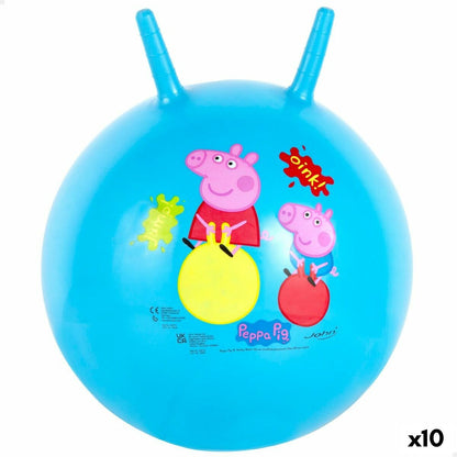 Mingea de sărituri Peppa Pig Ø 45 cm Albastru (10 Unități) - Sport și în aer liber, Sporturi recreative
