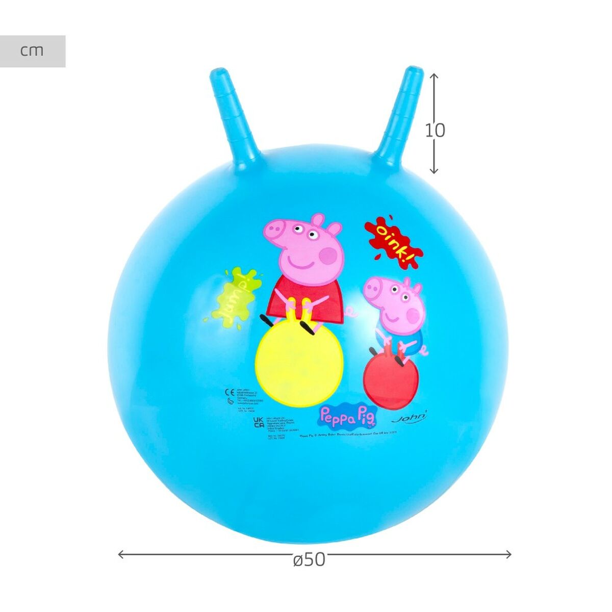 Mingea de sărituri Peppa Pig Ø 45 cm Albastru (10 Unități) - Sport și în aer liber, Sporturi recreative