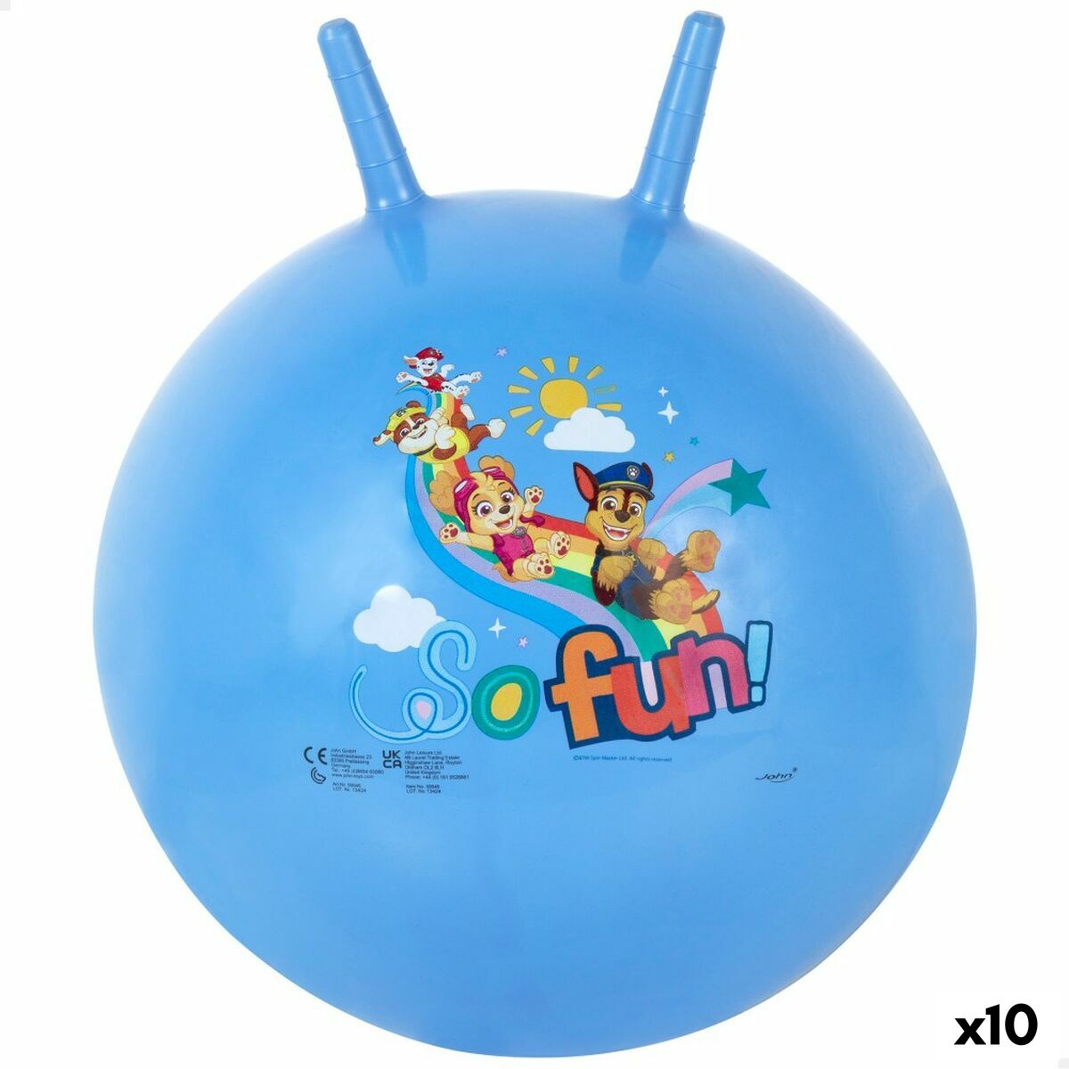 Mingea de sărituri The Paw Patrol Albastru (10 Unități) - Sport și în aer liber, Sporturi recreative