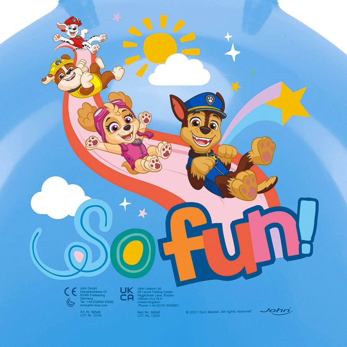 Mingea de sărituri The Paw Patrol Albastru (10 Unități) - Sport și în aer liber, Sporturi recreative
