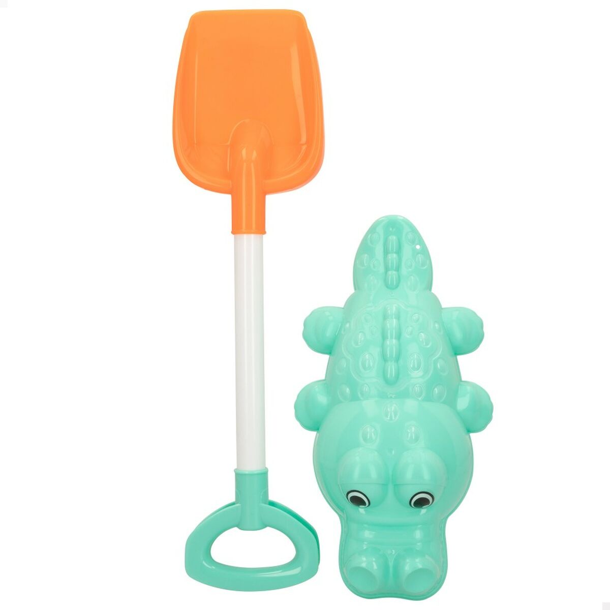 Set de jucării de plajă Colorbaby 2 Piese Crocodil Lopată polipropilenă (24 Unități) - Jucarii si jocuri, În aer liber și sport