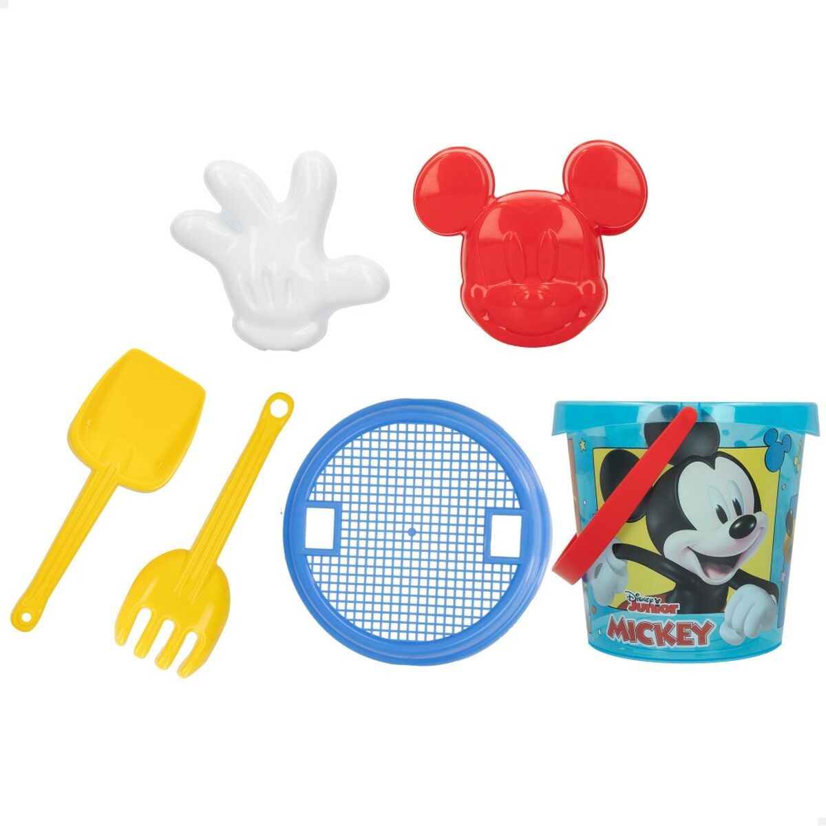 Set de jucării de plajă Mickey Mouse Ø 18 cm (16 Unități) - Jucarii si jocuri, În aer liber și sport