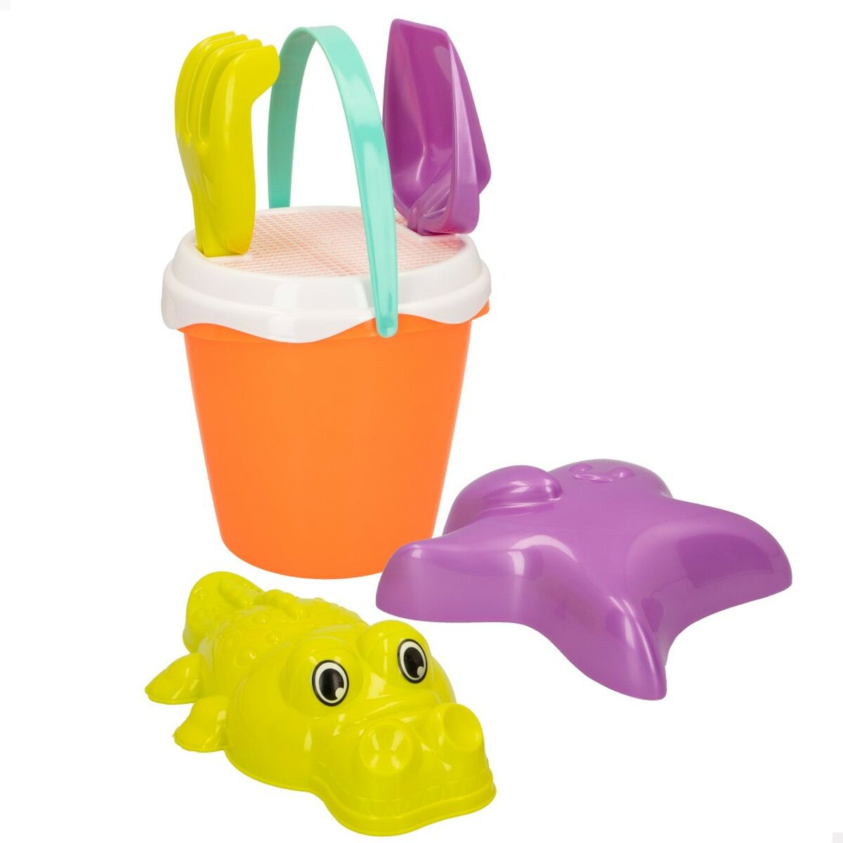 Set de jucării de plajă Colorbaby Ø 18 cm polipropilenă (15 Unități) - Jucarii si jocuri, În aer liber și sport