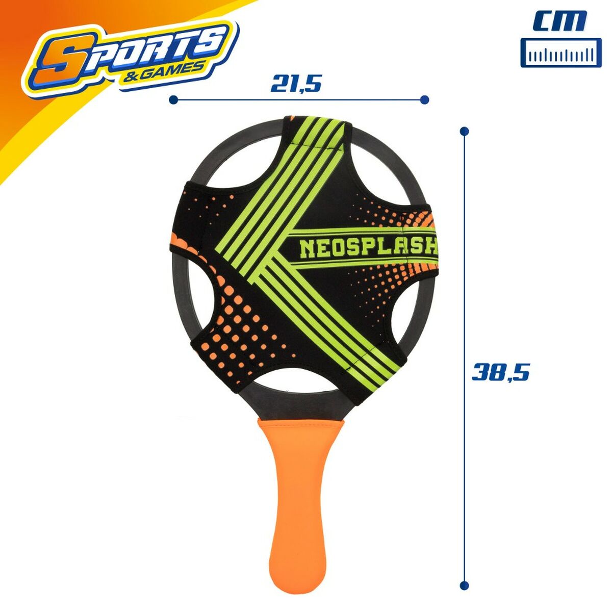 Palete de Plajă cu Minge Colorbaby Neopren Plastic (6 Unități) - Jucarii si jocuri, În aer liber și sport