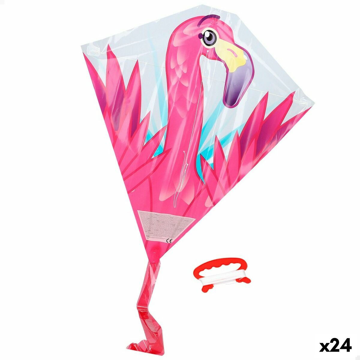 Zmeu Eolo Ready to fly Flamingo roz 59 x 55 cm 24 Unități - Sport și în aer liber, Sporturi recreative