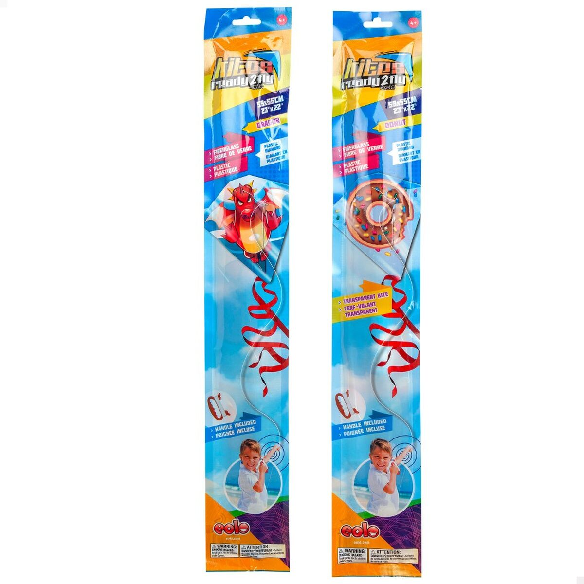 Zmeu Eolo Ready to fly Flamingo roz 59 x 55 cm 24 Unități - Sport și în aer liber, Sporturi recreative