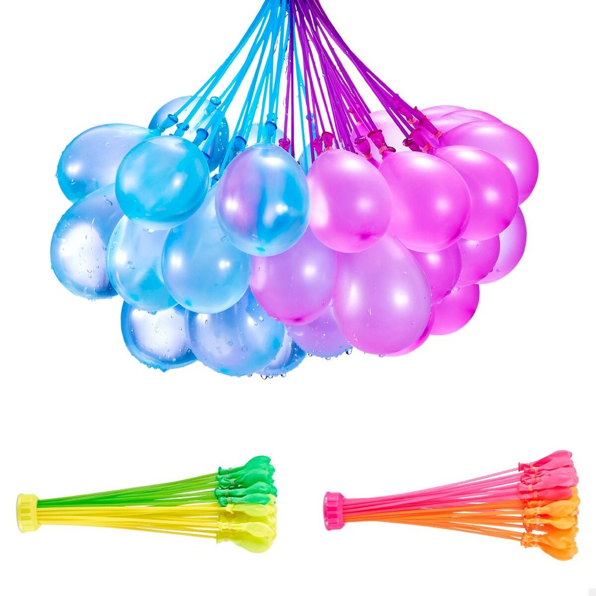 Baloane pentru Apă cu Pompiță de Umplere Zuru Bunch-o-Balloons 24 Unități - Jucarii si jocuri, În aer liber și sport