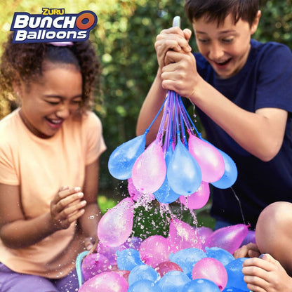Baloane pentru Apă cu Pompiță de Umplere Zuru Bunch-o-Balloons 24 Unități - Jucarii si jocuri, În aer liber și sport