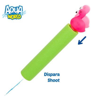 Pistol de apă Colorbaby Flamingo roz 80 ml 30 x 5 x 5 cm (24 Unități) - Jucarii si jocuri, În aer liber și sport